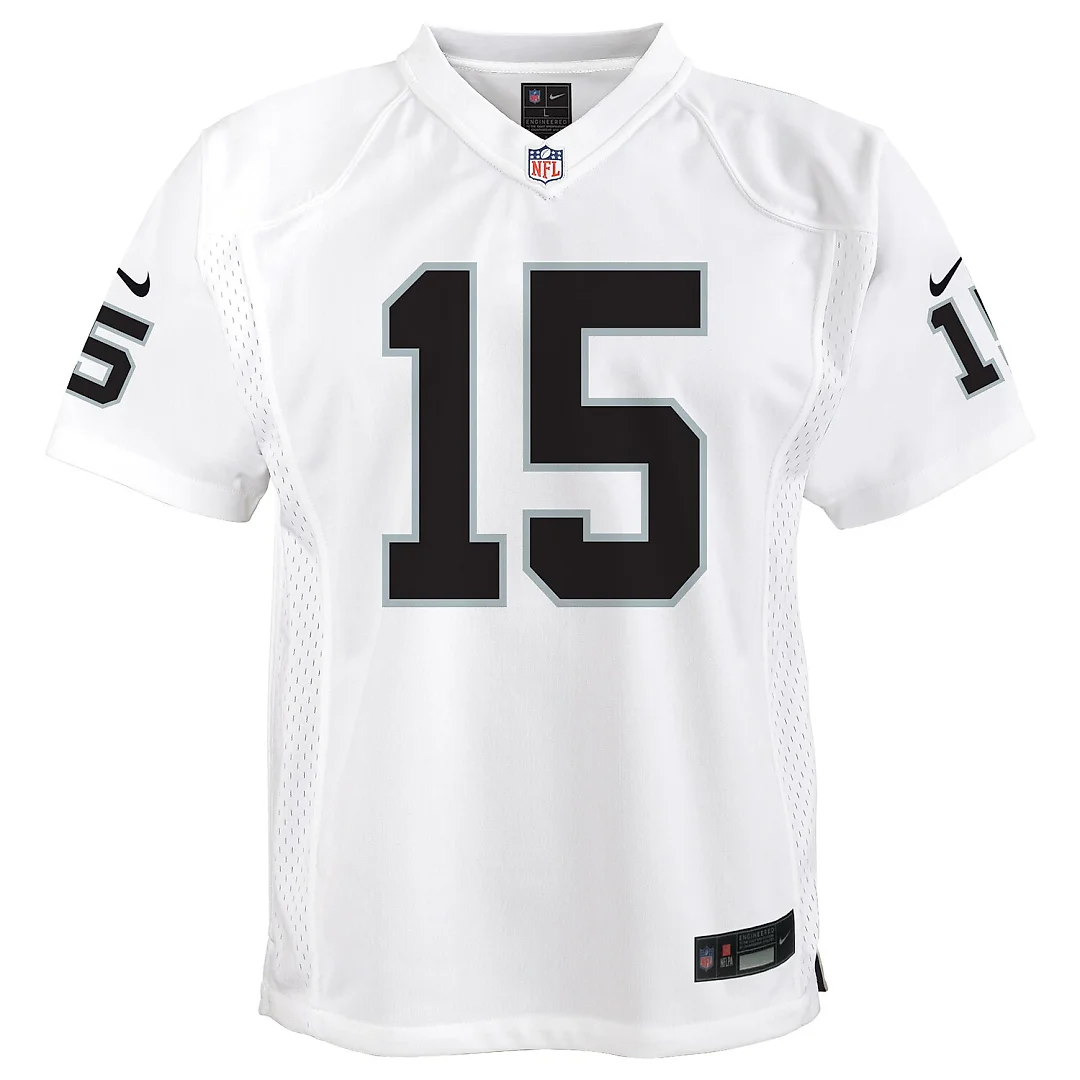 Zennovawear Fernando Mendoza Las Vegas Raiders Youth Game Jersey - White