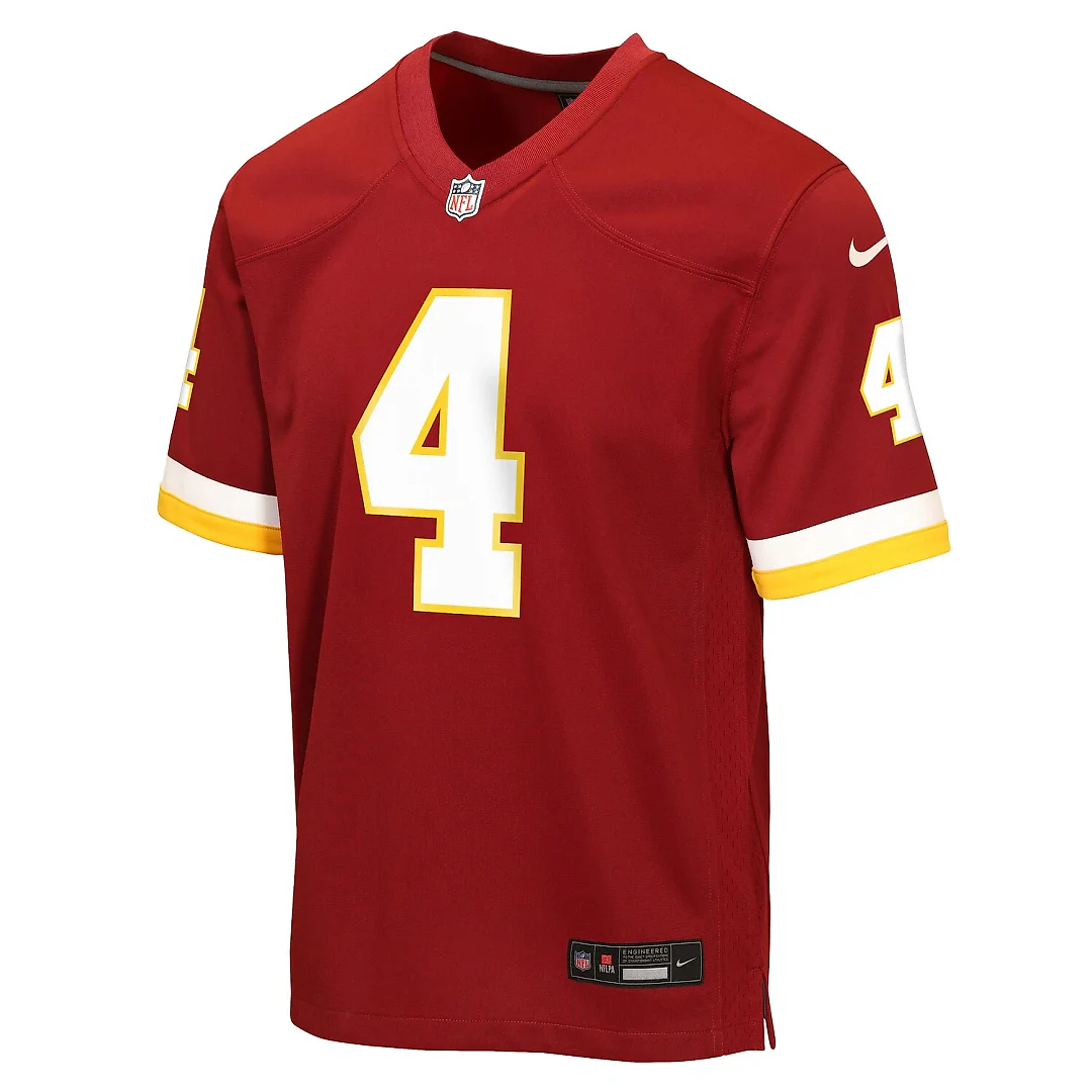 Zennovawear Frankie Luvu Washington Commanders Youth Game Jersey - Burgundy