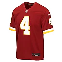 Zennovawear Frankie Luvu Washington Commanders Youth Game Jersey - Burgundy