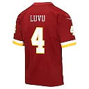Zennovawear Frankie Luvu Washington Commanders Youth Game Jersey - Burgundy