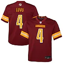 Zennovawear Frankie Luvu Washington Commanders Youth Team Game Jersey - Burgundy