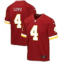 Zennovawear Frankie Luvu Washington Commanders Youth Game Jersey - Burgundy