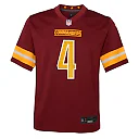 Zennovawear Frankie Luvu Washington Commanders Youth Team Game Jersey - Burgundy