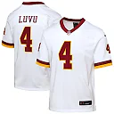 Zennovawear Frankie Luvu Washington Commanders Youth Game Super Bowl Era Jersey - White
