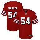 Zennovawear Fred Warner San Francisco 49ers Youth Game Jersey - Scarlet