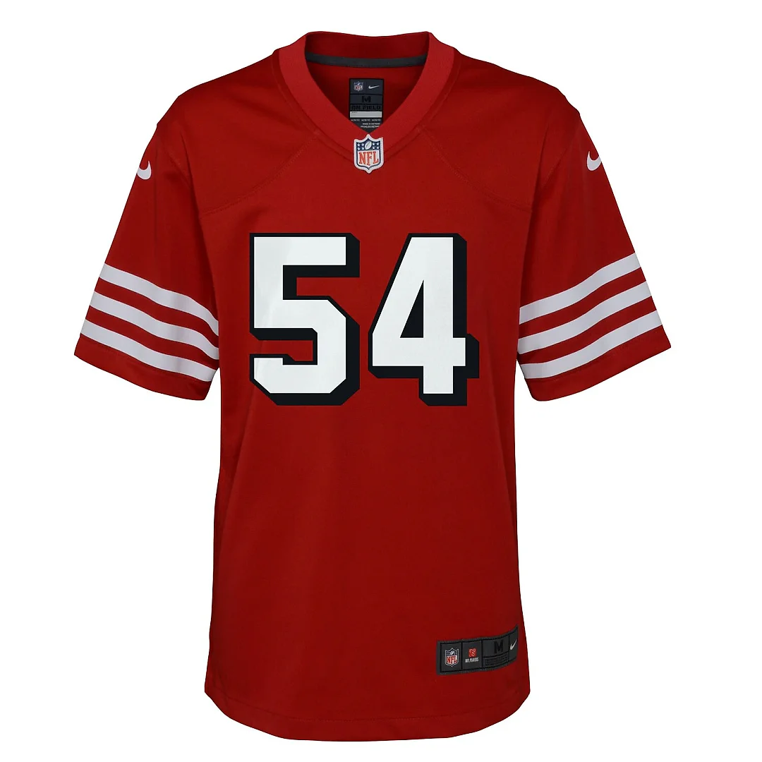 Zennovawear Fred Warner San Francisco 49ers Youth Game Jersey - Scarlet