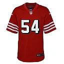 Zennovawear Fred Warner San Francisco 49ers Youth Game Jersey - Scarlet