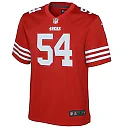 Zennovawear Fred Warner San Francisco 49ers Youth Game Jersey - Scarlet