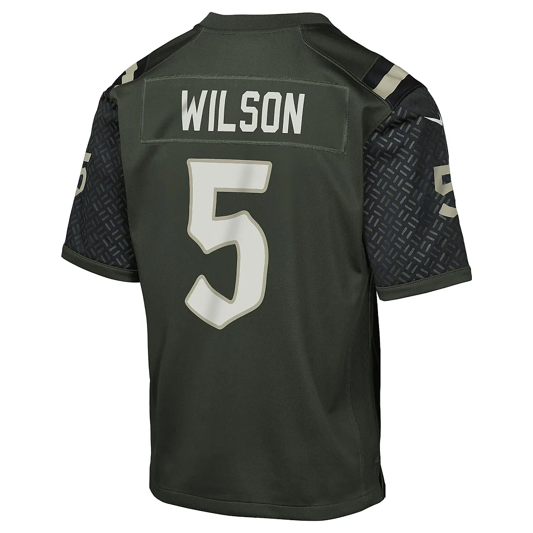 Zennovawear Garrett Wilson New York Jets Youth 2025 Rivalries Collection Game Jersey - Gotham Green