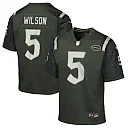 Zennovawear Garrett Wilson New York Jets Youth 2025 Rivalries Collection Game Jersey - Gotham Green