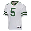 Zennovawear Garrett Wilson New York Jets Youth Game Jersey - White