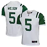 Zennovawear Garrett Wilson New York Jets Youth Game Jersey - White