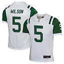 Zennovawear Garrett Wilson New York Jets Youth Game Jersey - White