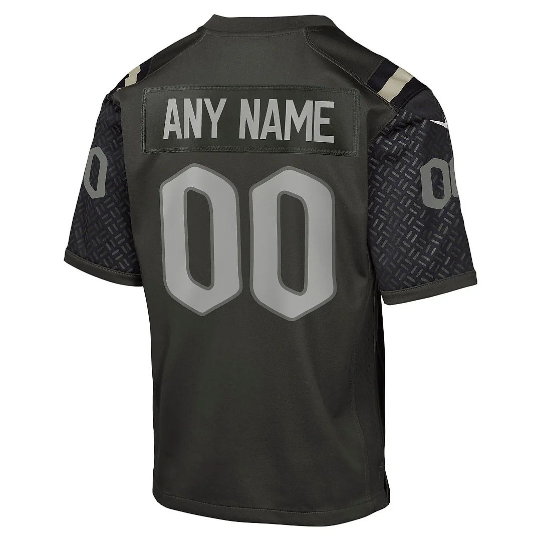 Zennovawear New York Jets Youth 2025 Rivalries Collection Custom Game Jersey - Gotham Green