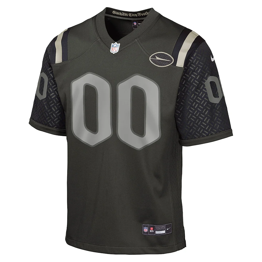 Zennovawear New York Jets Youth 2025 Rivalries Collection Custom Game Jersey - Gotham Green