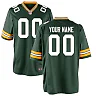 Zennovawear Green Bay Packers Youth Custom Game Jersey - Green
