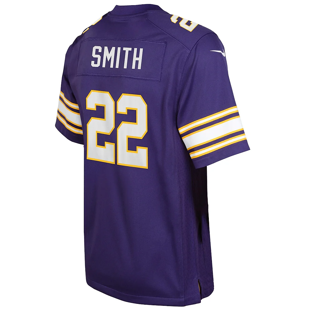 Zennovawear Harrison Smith Minnesota Vikings Youth Game Jersey - Purple