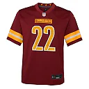 Zennovawear Jacory Croskey-Merritt Washington Commanders Youth Team Game Jersey - Burgundy