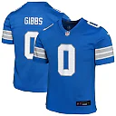 Zennovawear Jahmyr Gibbs Detroit Lions Youth Game Jersey - Blue