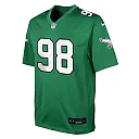 Zennovawear Jalen Carter Philadelphia Eagles Youth Game Jersey - Kelly Green