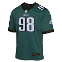 Zennovawear Jalen Carter Philadelphia Eagles Youth Game Player Jersey - Midnight Green