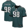 Zennovawear Jalen Carter Philadelphia Eagles Youth Team Game Jersey - Midnight Green