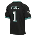 Zennovawear Jalen Hurts Philadelphia Eagles Youth Alternate Game Jersey - Black
