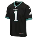 Zennovawear Jalen Hurts Philadelphia Eagles Youth Alternate Game Jersey - Black