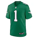 Zennovawear Jalen Hurts Philadelphia Eagles Youth Game Jersey - Kelly Green