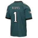 Zennovawear Jalen Hurts Philadelphia Eagles Youth Team Game Jersey - Midnight Green