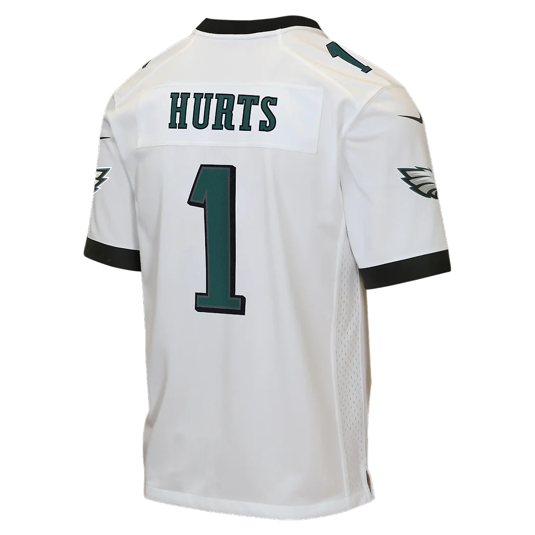 Zennovawear Jalen Hurts Philadelphia Eagles Youth Game Jersey - White