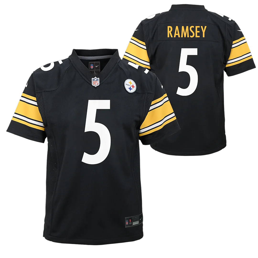 Zennovawear Jalen Ramsey Pittsburgh Steelers Youth Team Game Jersey - Black