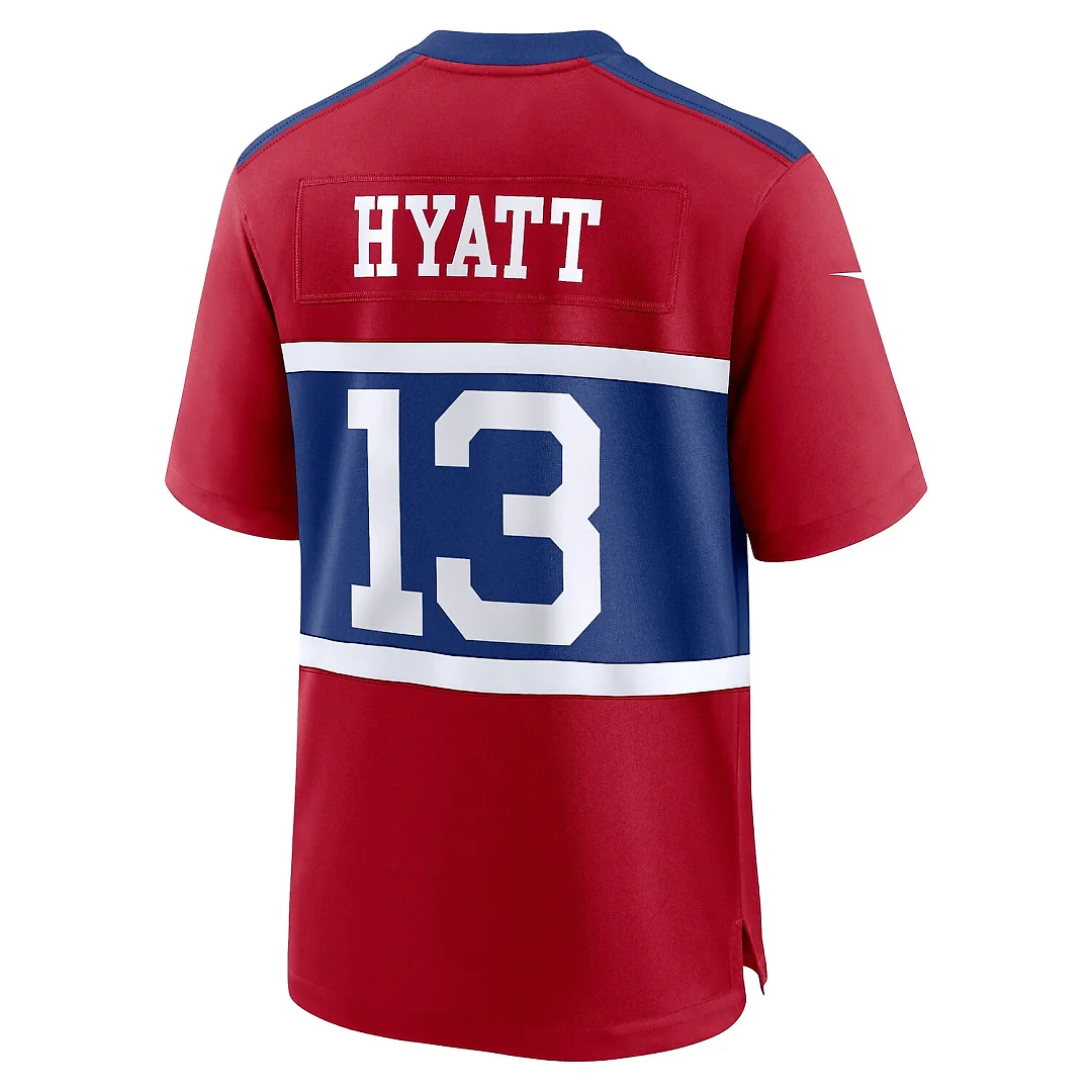 Zennovawear Jalin Hyatt New York Giants Youth Game Jersey - Red