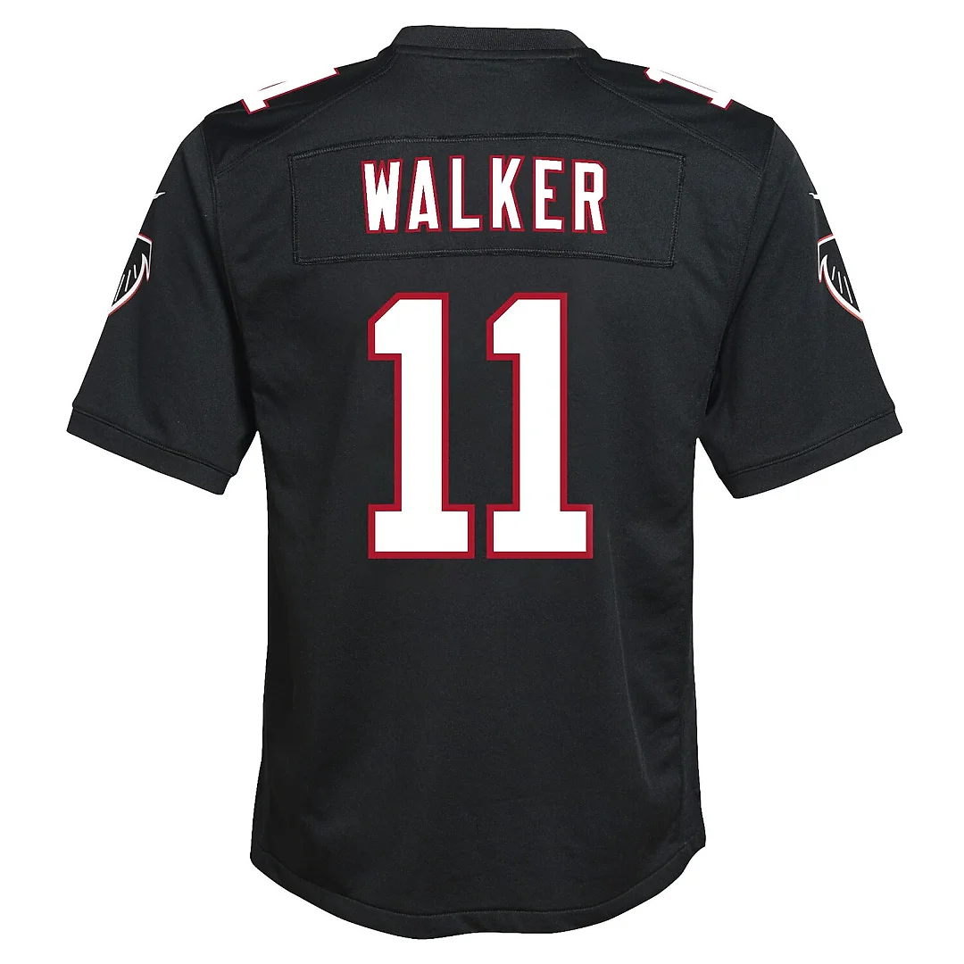 Zennovawear Jalon Walker Atlanta Falcons Youth Alternate Game Jersey - Black