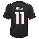Zennovawear Jalon Walker Atlanta Falcons Youth Team Game Jersey - Black