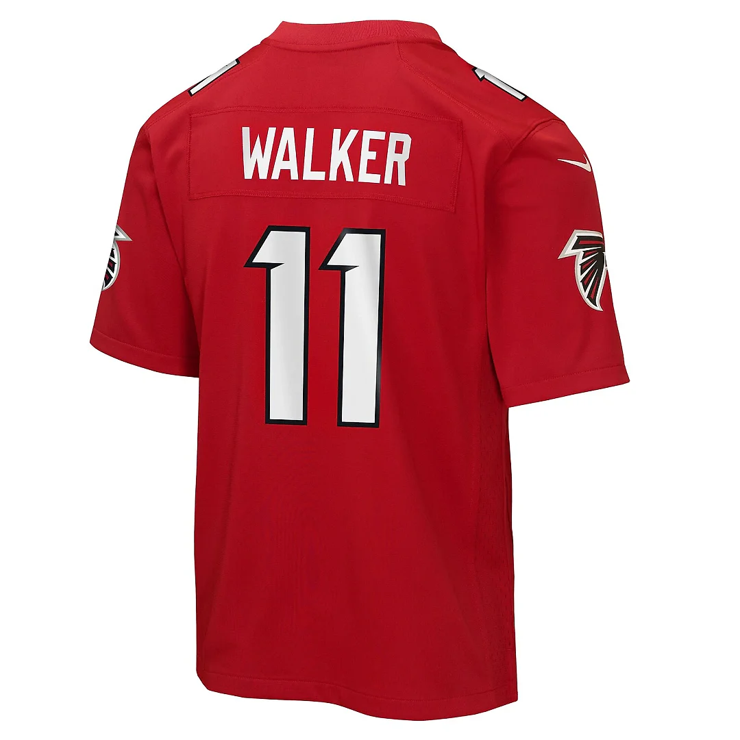 Zennovawear Jalon Walker Atlanta Falcons Youth Game Jersey - Red