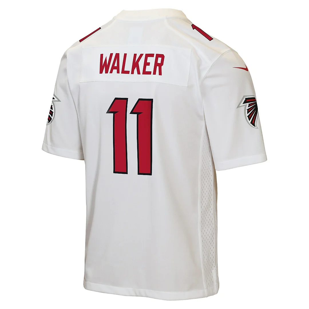 Zennovawear Jalon Walker Atlanta Falcons Youth Game Jersey - White