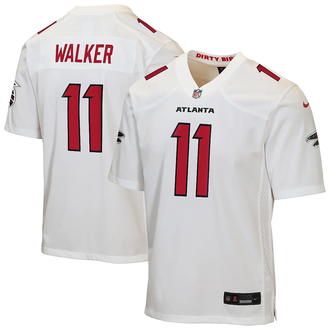 Zennovawear Jalon Walker Atlanta Falcons Youth Game Jersey - White