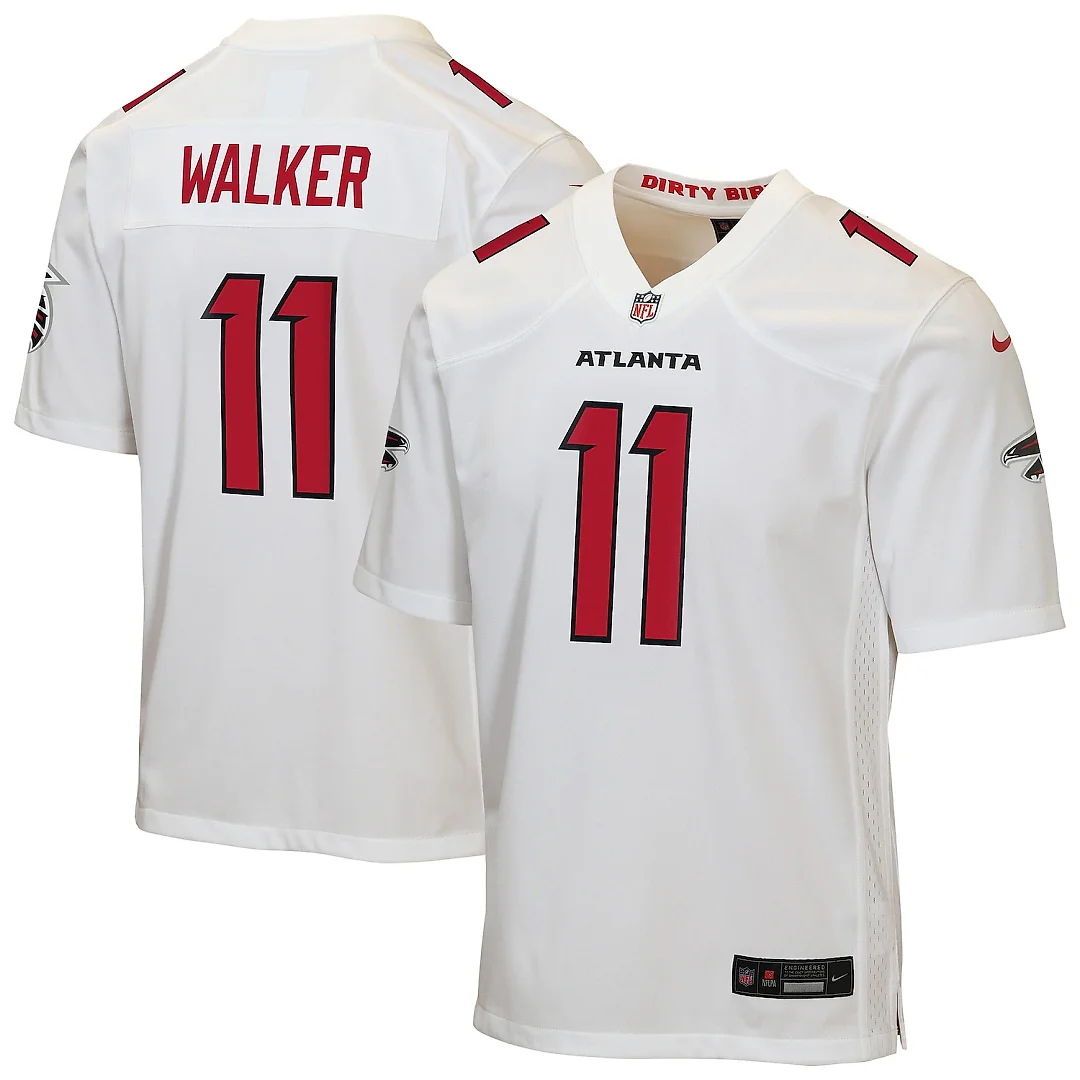 Zennovawear Jalon Walker Atlanta Falcons Youth Game Jersey - White