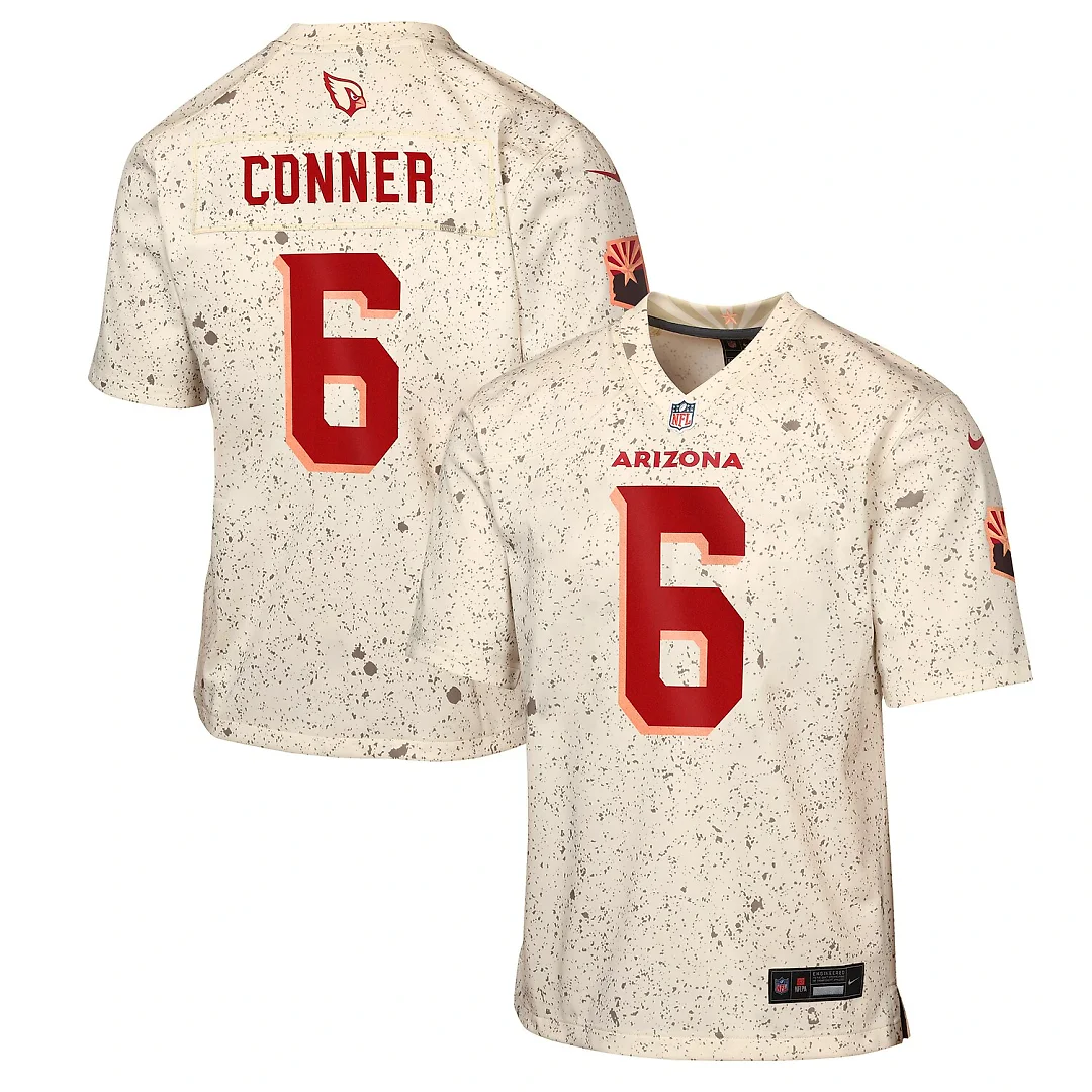 Zennovawear James Conner Arizona Cardinals Youth 2025 Rivalries Collection Game Jersey - Natural
