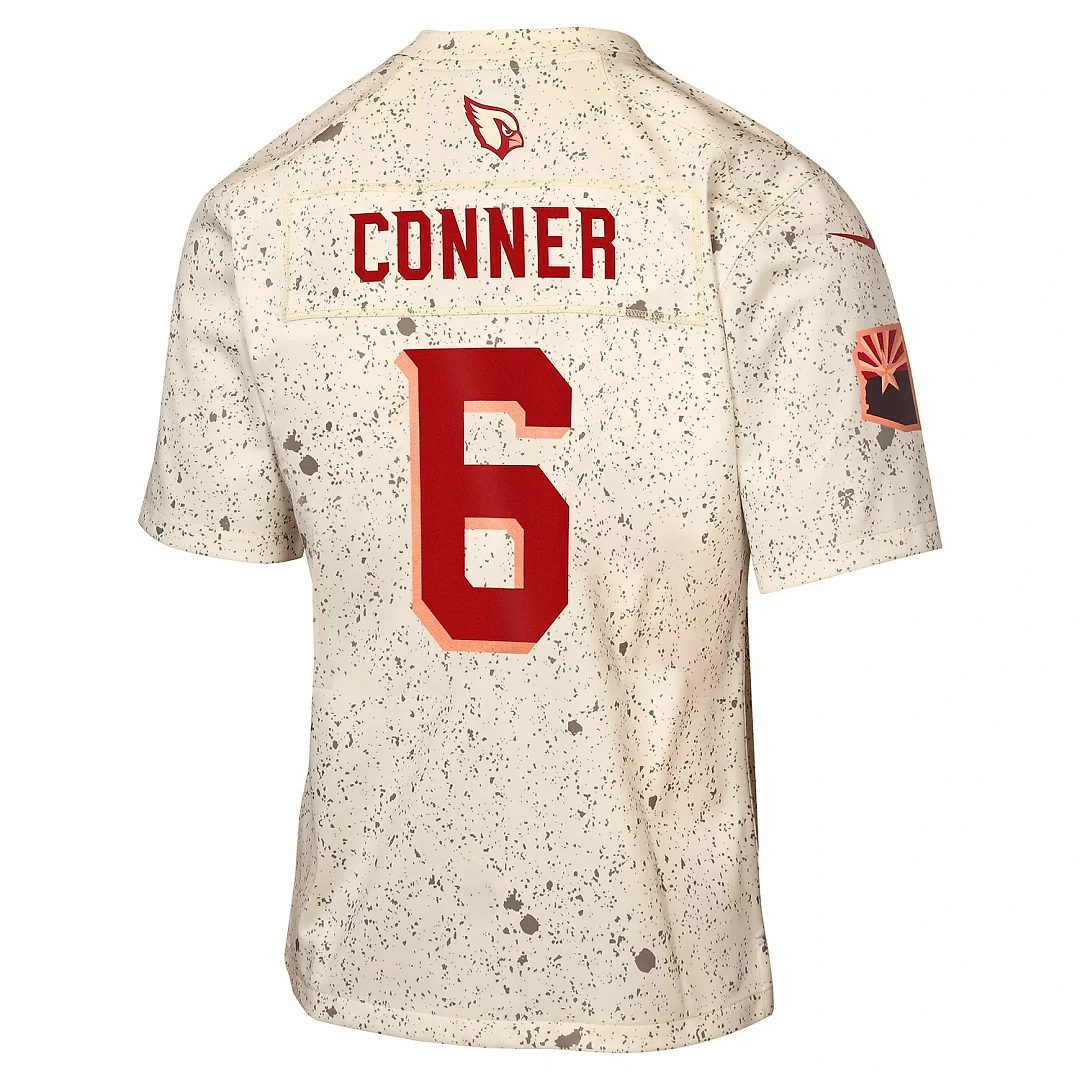Zennovawear James Conner Arizona Cardinals Youth 2025 Rivalries Collection Game Jersey - Natural