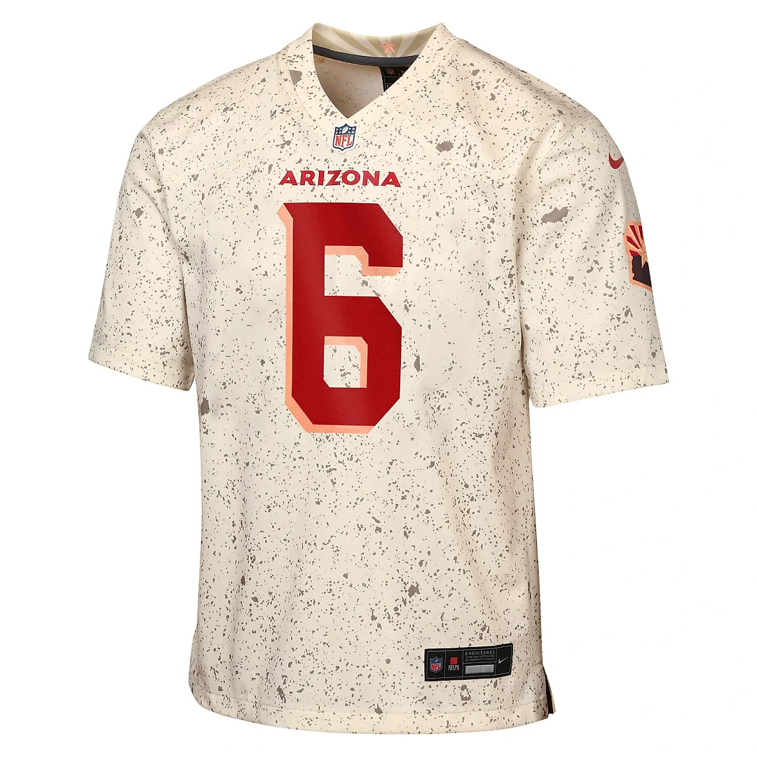 Zennovawear James Conner Arizona Cardinals Youth 2025 Rivalries Collection Game Jersey - Natural