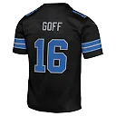 Zennovawear Jared Goff Detroit Lions Youth Game Jersey - Black