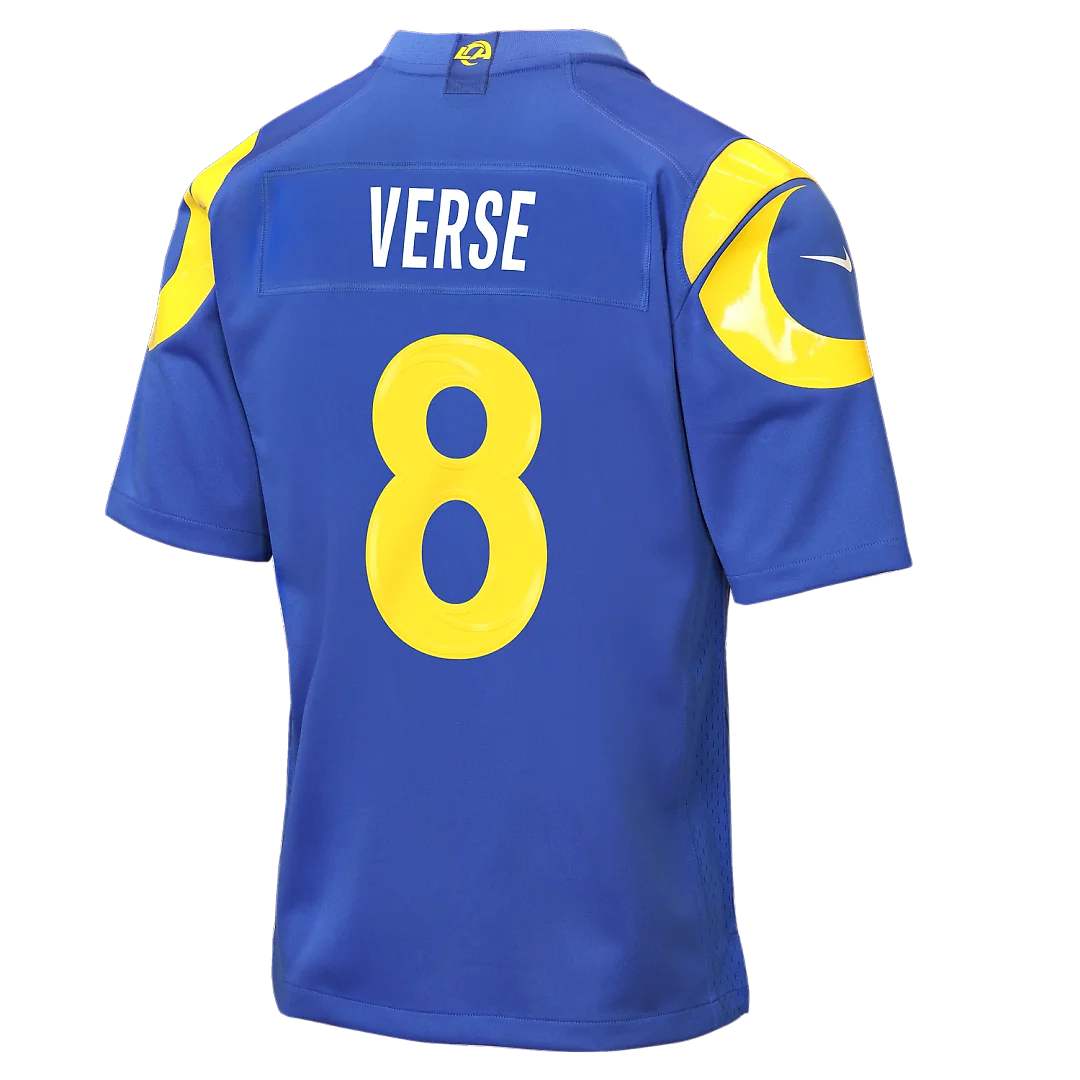 Zennovawear Jared Verse Los Angeles Rams Youth Game Jersey - Royal