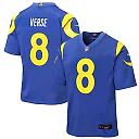 Zennovawear Jared Verse Los Angeles Rams Youth Game Jersey - Royal