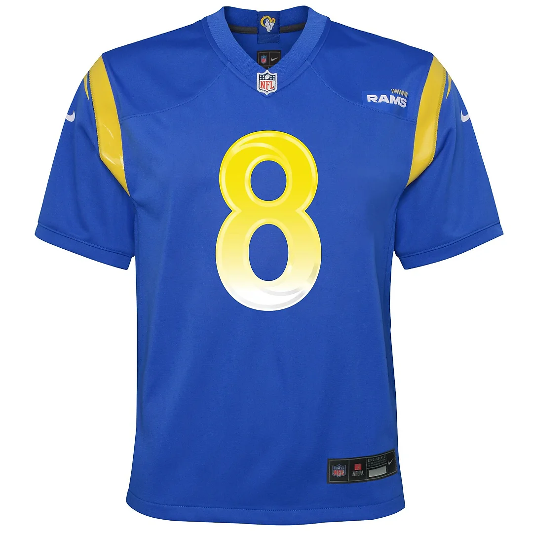 Zennovawear Jared Verse Los Angeles Rams Youth Team Game Jersey - Royal