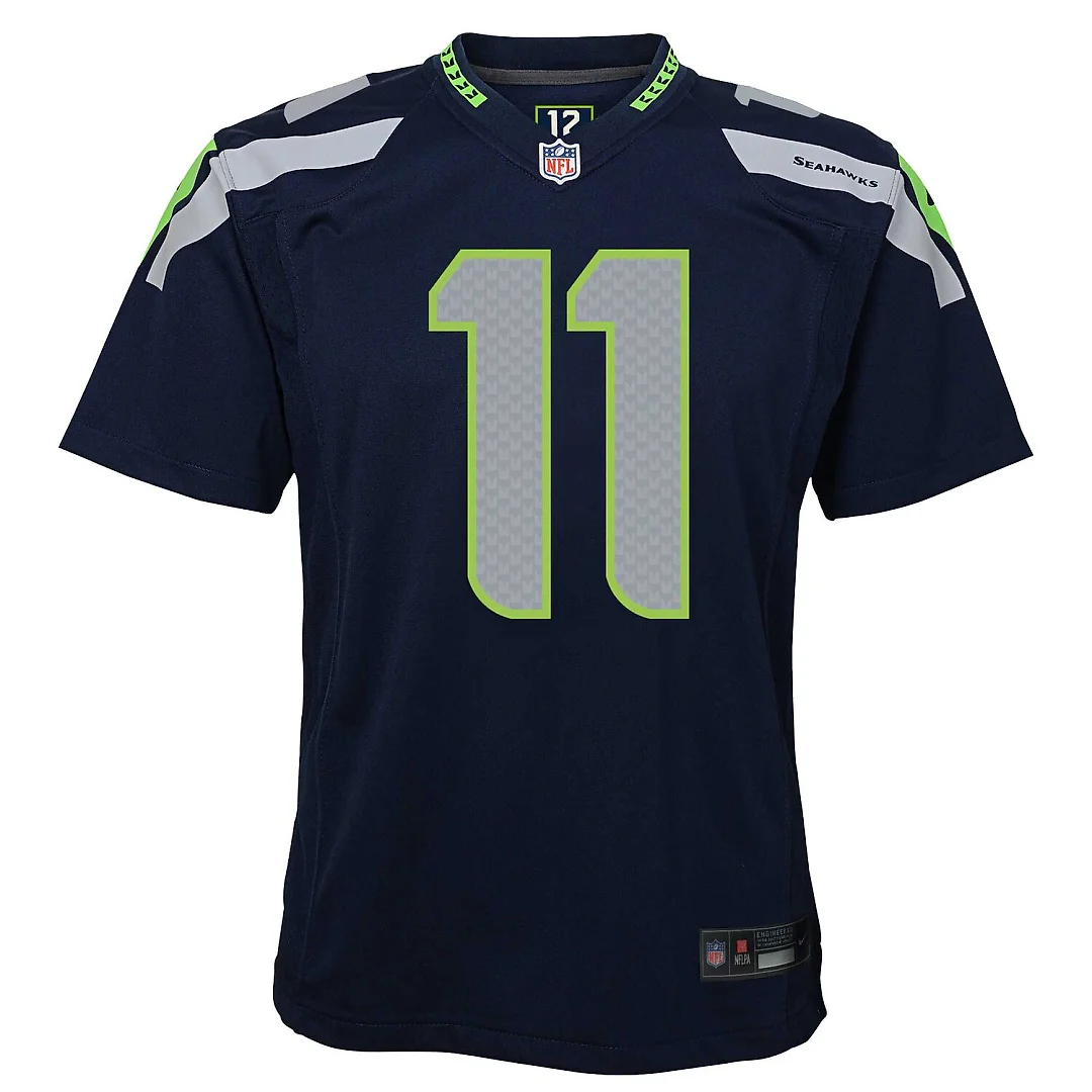 Zennovawear Jaxon Smith-Njigba Seattle Seahawks Youth Game Jersey - College Navy