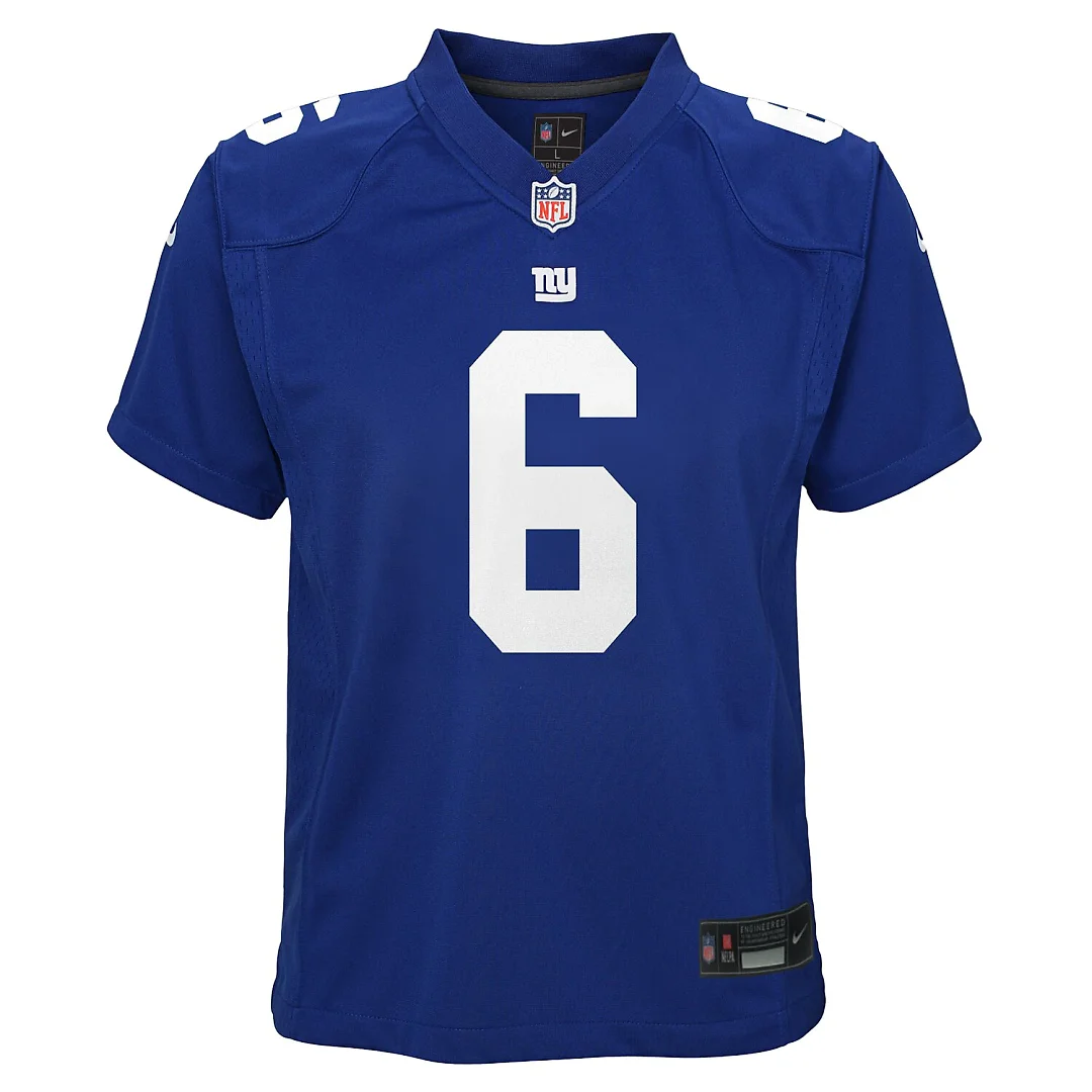 Zennovawear Jaxson Dart New York Giants Youth Team Game Jersey - Royal