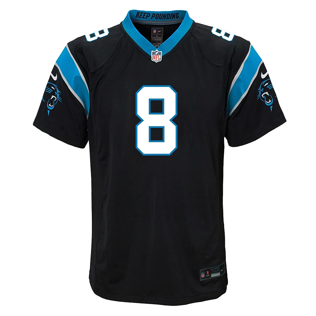 Zennovawear Jaycee Horn Carolina Panthers Youth Game Jersey - Black
