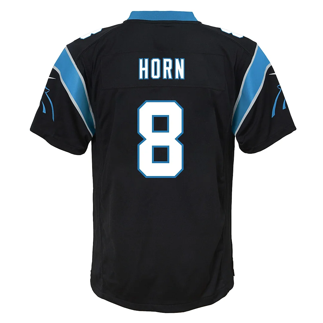 Zennovawear Jaycee Horn Carolina Panthers Youth Game Jersey - Black